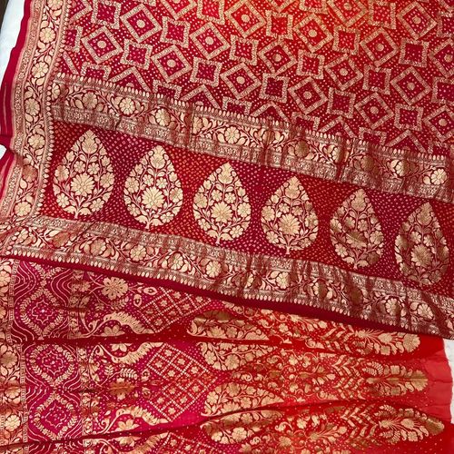 Pure georgette bandhej lahengha